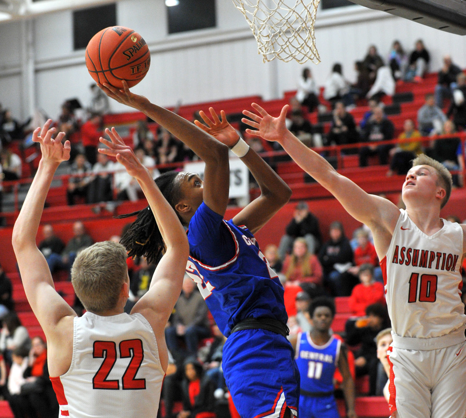 Davenport Central at Assumption boys basketball